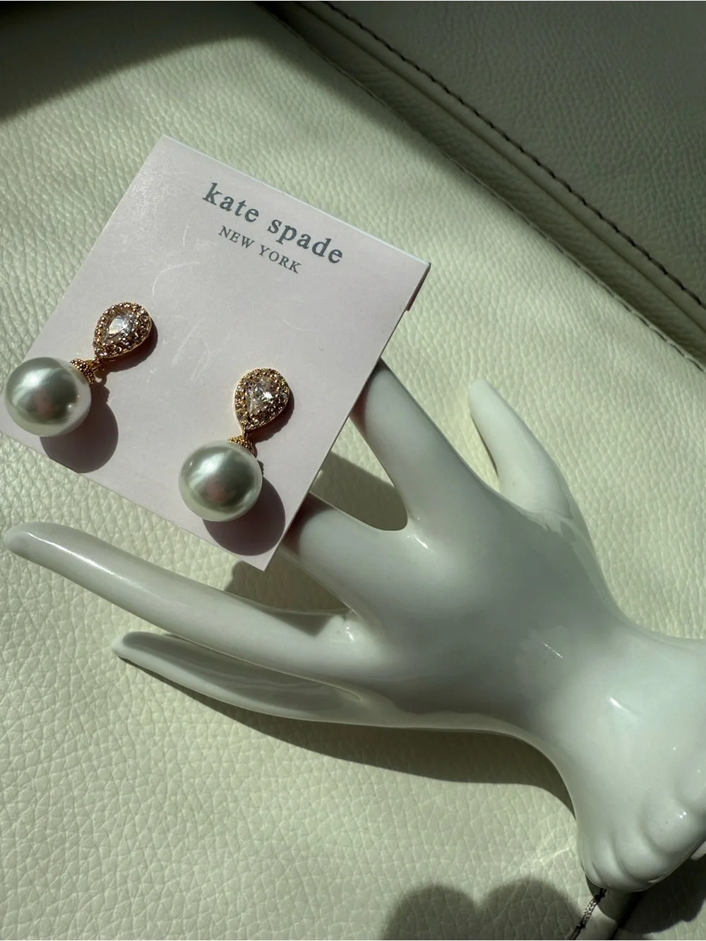 Kate‎ Spade Lady Marmalade Drop Pearl Earrings.